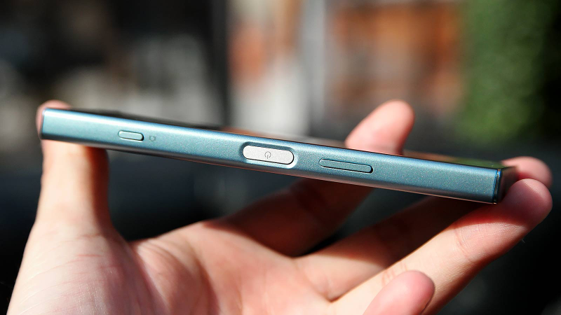 The power button also doubles as a fingerprint reader, unless you buy one in the U.S. Also, check out that dedicated camera button.